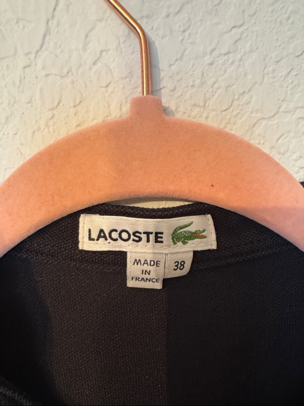 Lacoste Black Ruffle-Front Button Cardigan 38 - Picture 2 of 5